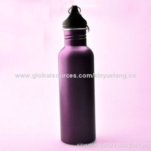 550mL New Style Fashionable Design Aluminum Water Bottle with Dome Lid or CarabinerNew